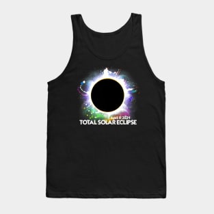 Total Solar Eclipse April 8 2024 Colorful Sun Tank Top